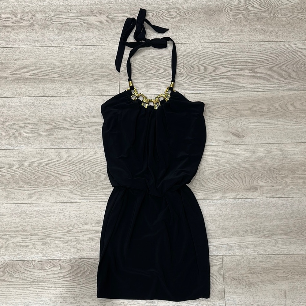 Cache Black Halter Dress - Picture 7 of 8